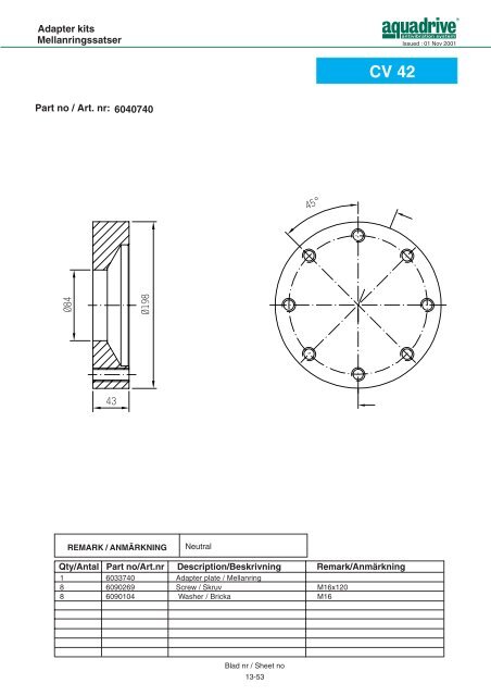 CV-axel / CV shaft