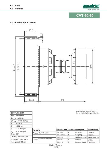 CV-axel / CV shaft