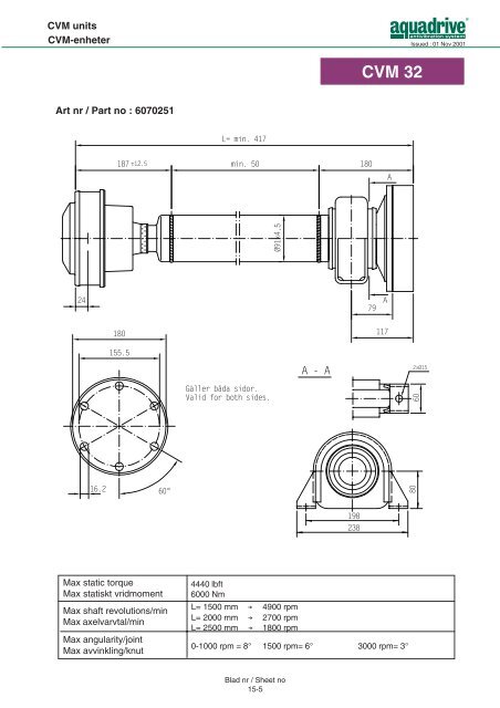 CV-axel / CV shaft