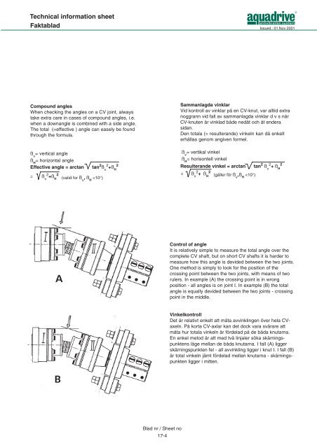 CV-axel / CV shaft