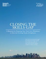 Closing the skills gap - Center for an Urban Future