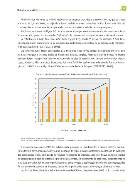 1. Recursos e Reservas EnergÃƒÂ©ticas - MinistÃƒÂ©rio de Minas