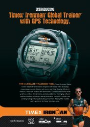 Timex Ironman Global Trainer with GPS Technology.