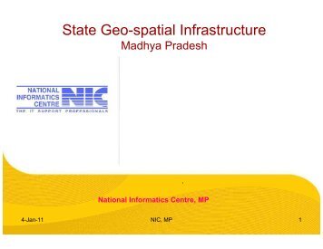 State Geo-spatial Infrastructure - nsdi india geoportal