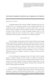 DICTAMEN DE COMISIONES Y PROPUESTA DE ACUERDO DEL ...