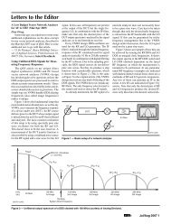 Letters to the Editor - SDR-Kits