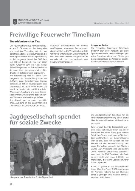 Timelkamer Gemeindenachrichten NOV. 2013.indd