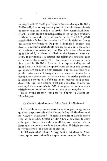 ARCHIVES MAROCAINES - BibliothÃ¨que NumÃ©rique Marocaine