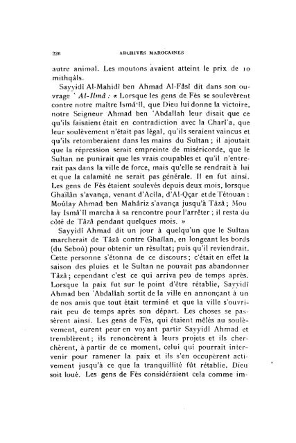 ARCHIVES MAROCAINES - BibliothÃ¨que NumÃ©rique Marocaine