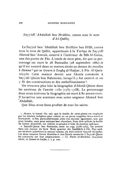 ARCHIVES MAROCAINES - BibliothÃ¨que NumÃ©rique Marocaine