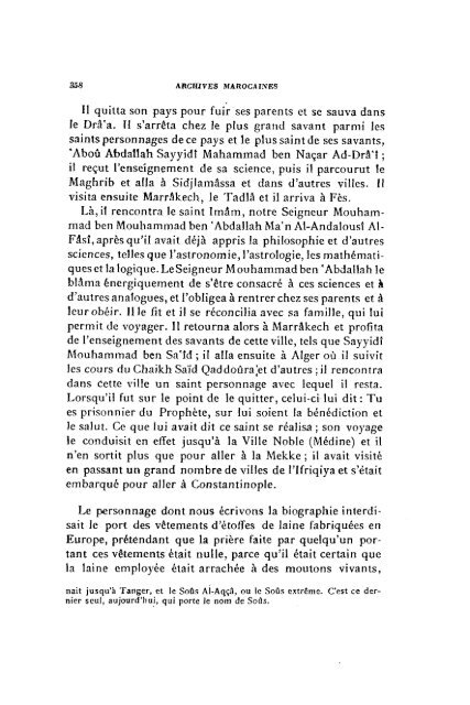 ARCHIVES MAROCAINES - BibliothÃ¨que NumÃ©rique Marocaine