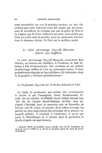 ARCHIVES MAROCAINES - BibliothÃ¨que NumÃ©rique Marocaine