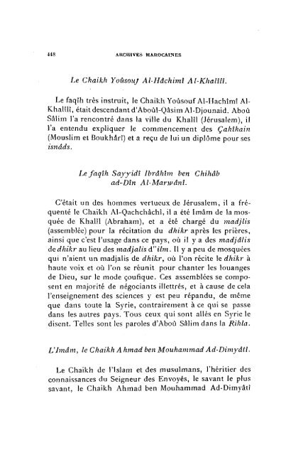 ARCHIVES MAROCAINES - BibliothÃ¨que NumÃ©rique Marocaine