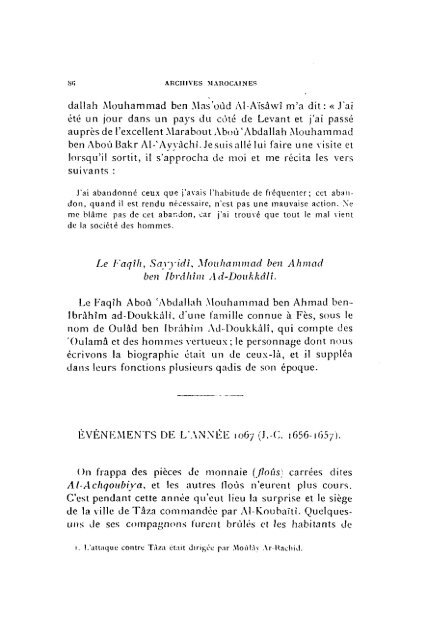 ARCHIVES MAROCAINES - BibliothÃ¨que NumÃ©rique Marocaine