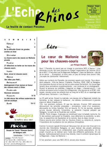 Echo des Rhinos 76 - Natagora