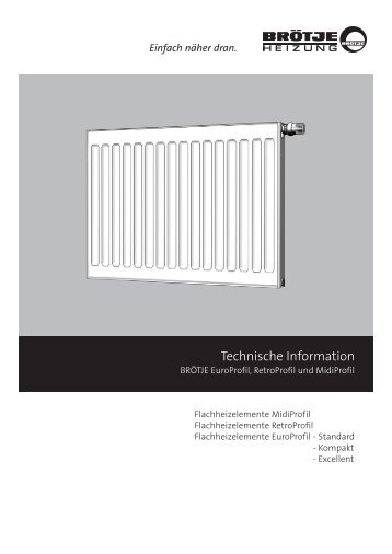 Technische Information - Thermotechnik Shop