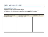 Ohio 5-Step Process Template