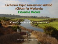 Estuarine Module - CRAM