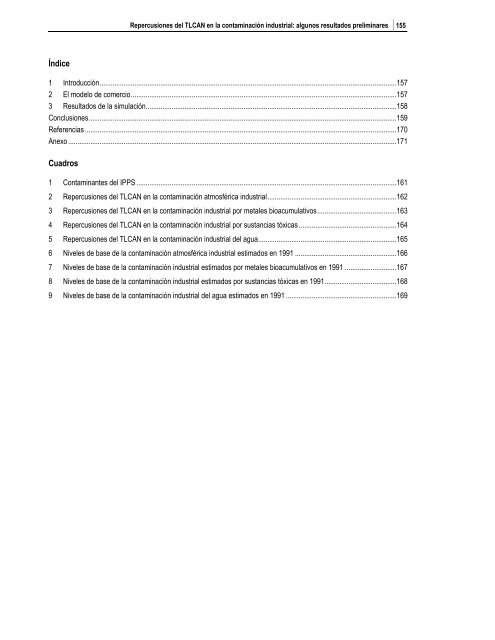 Efectos ambientales del libre comercio - PAOT