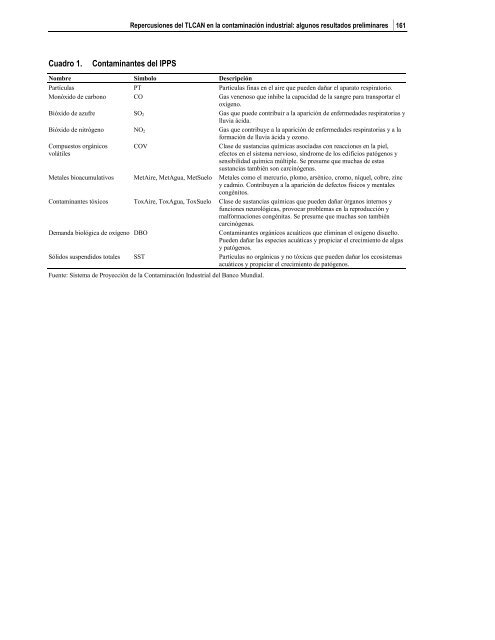 Efectos ambientales del libre comercio - PAOT