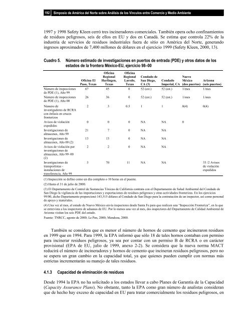 Efectos ambientales del libre comercio - PAOT