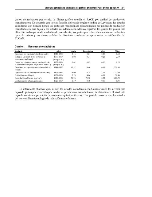 Efectos ambientales del libre comercio - PAOT