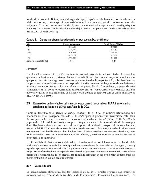 Efectos ambientales del libre comercio - PAOT