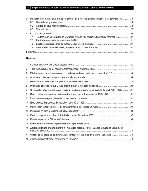 Efectos ambientales del libre comercio - PAOT