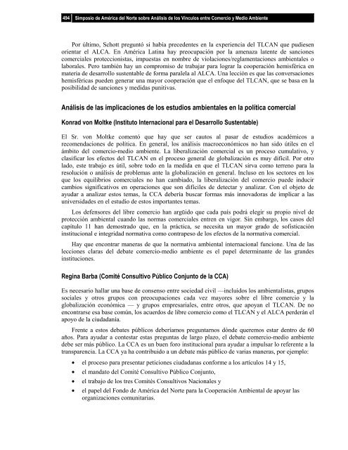 Efectos ambientales del libre comercio - PAOT