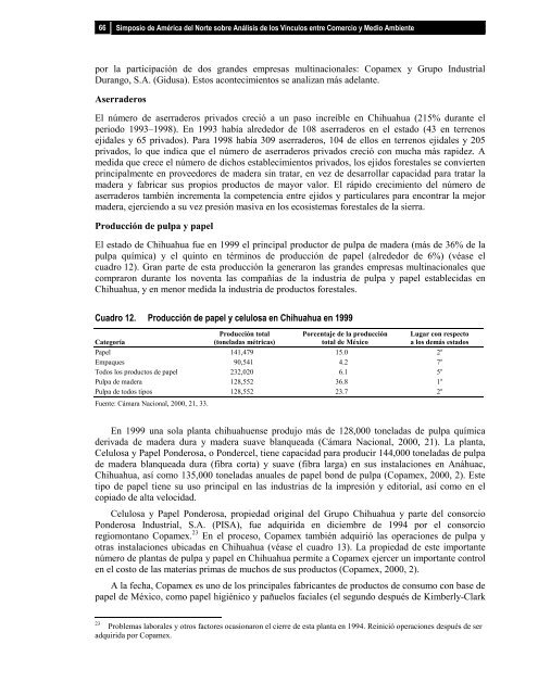 Efectos ambientales del libre comercio - PAOT