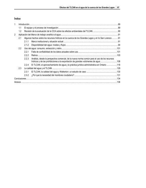 Efectos ambientales del libre comercio - PAOT