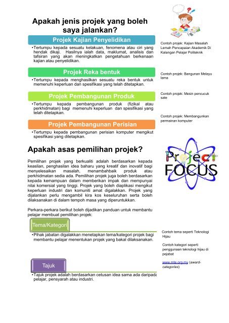 GARIS PANDUAN PROJEK PELAJAR - Jabatan Pengajian Politeknik