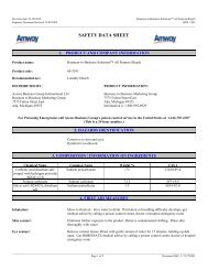 All-purpose Bleach MSDS - Amway