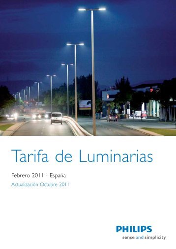 Tarifa de Luminarias - Philips Lighting