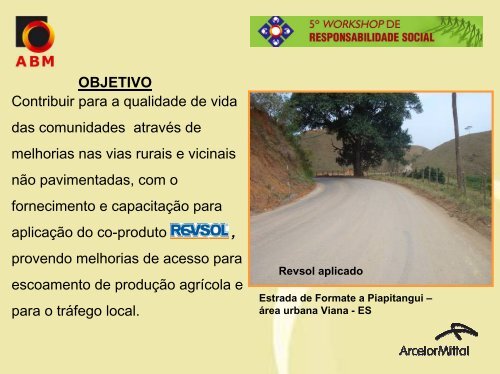 PROGRAMA ArcelorMittal Tubarão 2009 - ABM