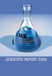 SCIENTIFIC REPORT 2009 - IISPV