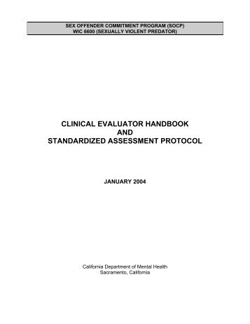 Evaluator Handbook-January2004 - Defense for SVP