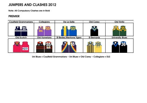 JUMPERS AND CLASHES 2012