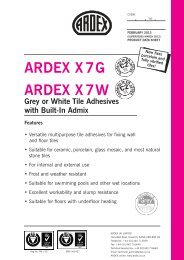 ARDEX X 52 (Improved Glue) - Flexible Rubber Modified Tile Adhesive