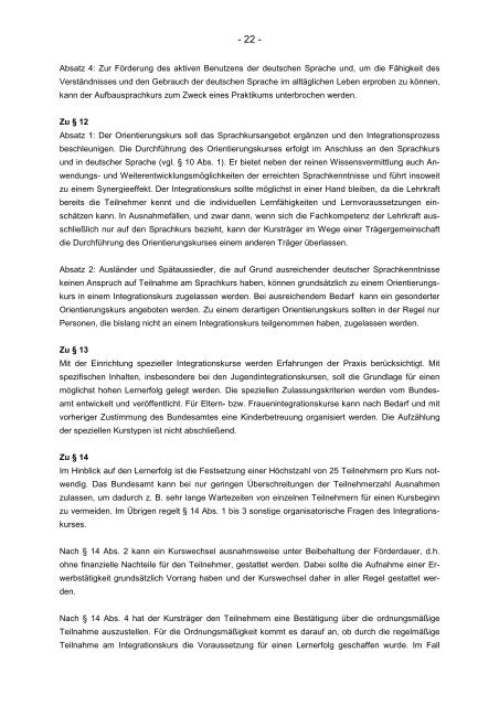 Integrationskursverordnung (pdf-Datei) - Netzwerk Weiterbildung