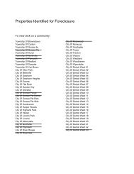 Properties Identified for Foreclosure - Bid4Assets.com