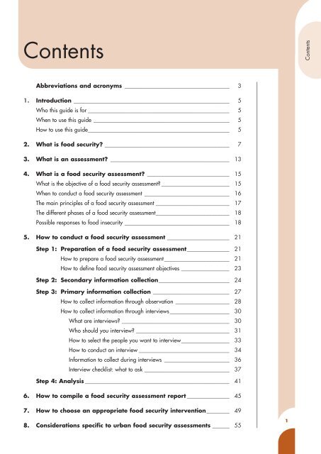 Global food security assessment guidelines: A step-by - International ...