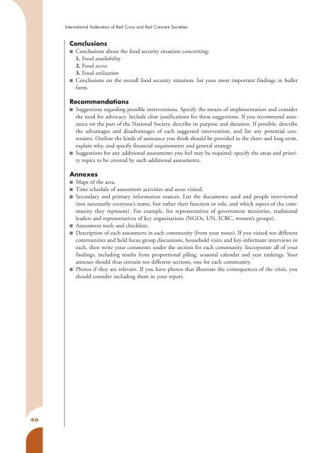 Global food security assessment guidelines: A step-by - International ...