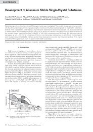 Development of Aluminum Nitride Single-Crystal Substrates