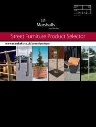 Street Furniture Product Selector - Marshalls