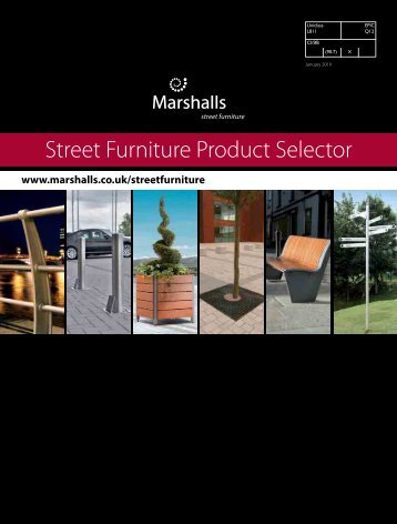 Street Furniture Product Selector - Marshalls