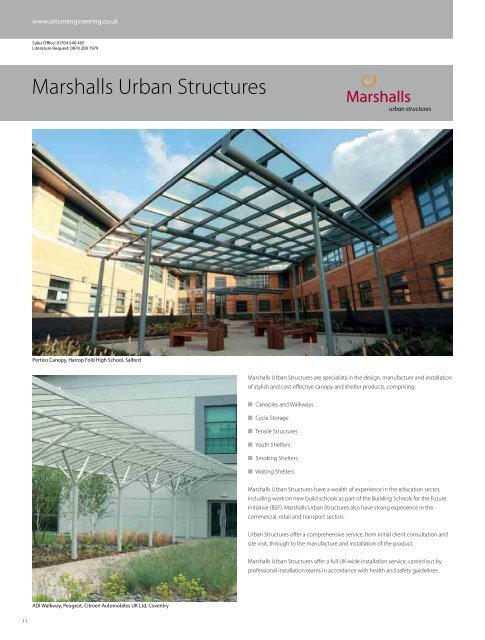 Street Furniture Product Selector - Marshalls