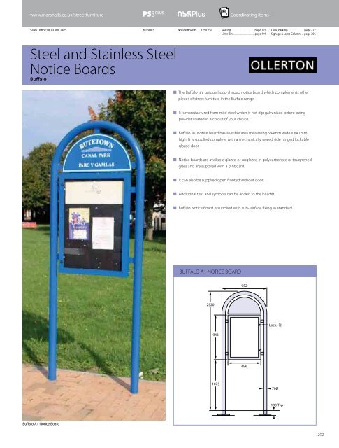 Street Furniture Product Selector - Marshalls