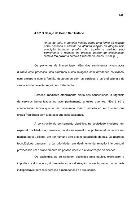 o mundo da vida do ser hanseniano - Instituto Lauro de Souza Lima