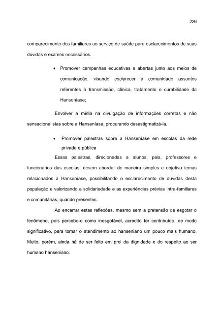 o mundo da vida do ser hanseniano - Instituto Lauro de Souza Lima